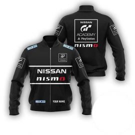 Personalized Nismo F1 Team Racing Nissan Sparco Bomber Jacket