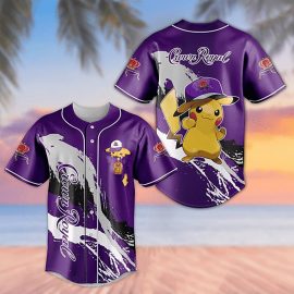 Pi Achu Po Emon Anime Crown Royal 5 523 Baseball Jersey Gift For Lover Jersey