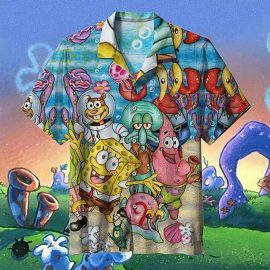 SpongeBob SquarePants Hawaii Shirt Aloha Beach Holiday