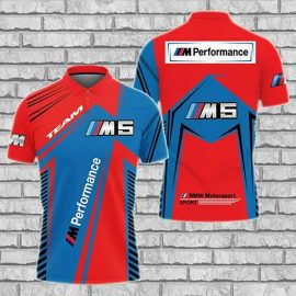BMW M5 Sport Car 7543 Fan Gift 3D All Over Print Polo Shirt