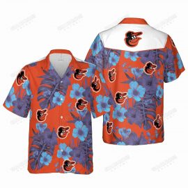 Baltimore Orioles Baseball Sports Unisex Floral Hawaii Shirt Aloha Beach Holiday