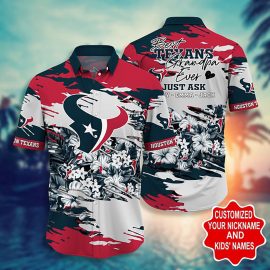 Houston Texans Pesonalized Hawaii Shirt Aloha Beach Holiday Hot Trending Summer