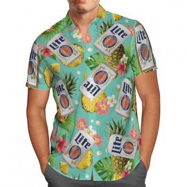 Lite Beer All Over Print 3D Hawaii Shirt Aloha Beach Holiday Shirt