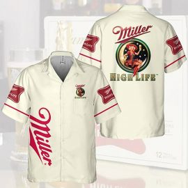 Miler High Life All Over Print 3D Hawaii Shirt Aloha Beach Holiday Shirt