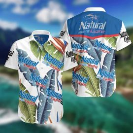 Natural Light Beer All Over Print 3D Hawaii Shirt Aloha Beach Holiday