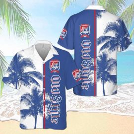 Old Style Beer S Palm Hawaii Shirt Aloha Beach Holiday