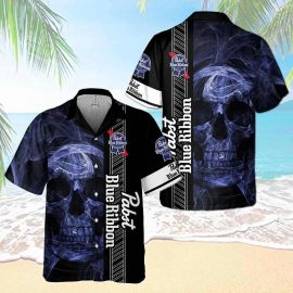 Pabst Blue Ribbon Hawaii Shirt Aloha Beach Holiday