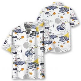 Star Wars Spaceships Hawaii Shirt Aloha Beach Holiday Graphic
