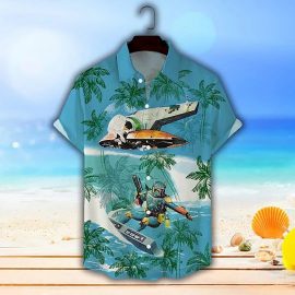 Star wars Boba Fett Surfing Aloha Hawaii Shirt Aloha Beach Holiday