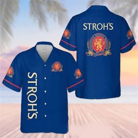 Strohs Beer Hawaii Shirt Aloha Beach Holiday Graphic