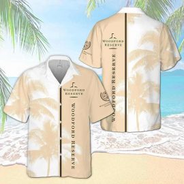 Woodford Reserve Palm Hawaii Shirt Aloha Beach Holiday