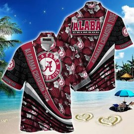 Alabama Crimson Tide NCAA Summer Hawaii Shirt Aloha Beach Holiday Shirt CH3