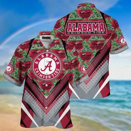 Alabama Crimson Tide NCAA Summer Hawaii Shirt Aloha Beach Holiday Shirt CH4