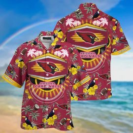 Arizona Cardinals NFL Hawaii Shirt Aloha Beach Holiday Shirt 1