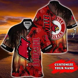 Louisville Cardinals NCAA Customized Summer Hawaii Shirt Aloha Beach Holiday Shirt