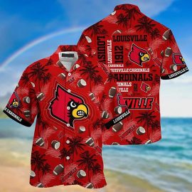 Louisville Cardinals NCAA Hawaii Shirt Aloha Beach Holiday Shirt