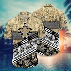 New Orleans Saints NFL Hawaii Shirt Aloha Beach Holiday Shirt 1