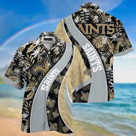 New Orleans Saints NFL Hawaii Shirt Aloha Beach Holiday Shirt 2