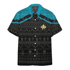 Star Trek Picard 2020 Blue Ugly Christmas Custom Hawaii Shirt Aloha Beach Holiday