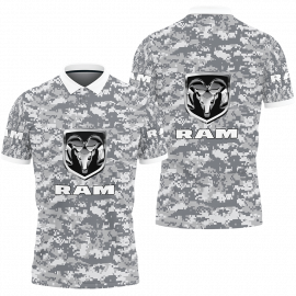 Gift For Him Gift For Husband Ram Trucks Fan Gift 3D All Over Print Polo Shirt D13