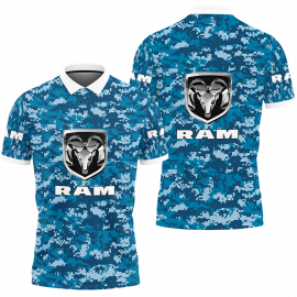 Gift For Him Gift For Husband Ram Trucks Fan Gift 3D All Over Print Polo Shirt D12