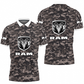 Gift For Him Gift For Husband Ram Trucks Fan Gift 3D All Over Print Polo Shirt D11