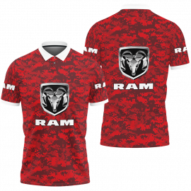 Gift For Him Gift For Husband Ram Trucks Fan Gift 3D All Over Print Polo Shirt D10