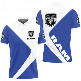 Gift For Him Gift For Husband Ram Trucks Fan Gift 3D All Over Print Polo Shirt D8