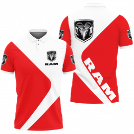 Gift For Him Gift For Husband Ram Trucks Fan Gift 3D All Over Print Polo Shirt D7