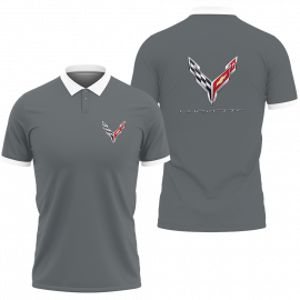 Gift For Him Gift For Husband Chevrolet Corvette Fan Gift 3D All Over Print Polo Shirt D4