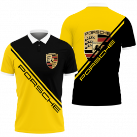 Gift For Him Gift For Husband Porsche Fan Gift 3D All Over Print Polo Shirt D3