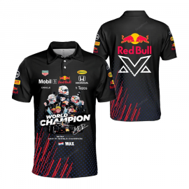 Gift For Him Gift For Husband Red Bull F1 World Champion Fan Gift 3D All Over Print Polo Shirt