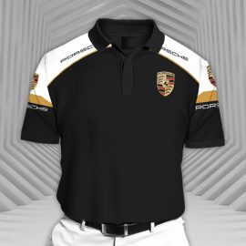 Gift For Him Gift For Husband Porsche Luxury Car Racing Fan Gift 3D Polo Shirt