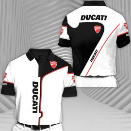 Gift For Him Gift For Husband Ducati Motor Racing Fan Gift 3D Polo Shirt