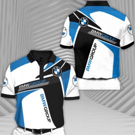 Gift For Him Gift For Husband BMW Luxury Car Fan Gift 3D Polo Shirt