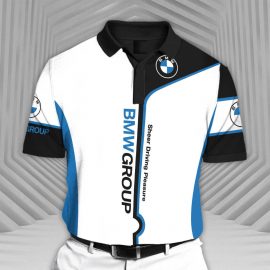 Gift For Him Gift For Husband BMW Luxury Car Fan Gift 3D Polo Shirt