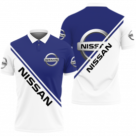 Gift For Him Gift For Husband Nissan Luxury Car Fan Gift 3D Polo Shirt
