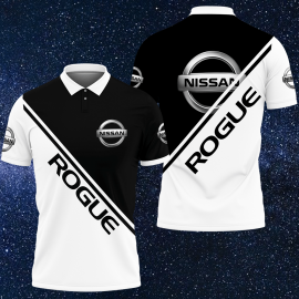 Gift For Him Gift For Husband Nissan Rogue Luxury Car Fan Gift 3D Polo Shirt