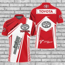 Gift For Him Gift For Husband Toyota Land Cruiser Racing Car Fan Gift 3D Polo Shirt
