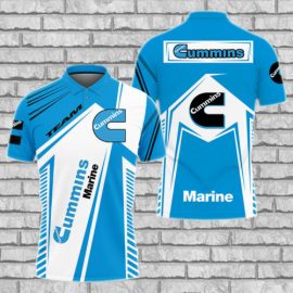 Gift For Him Gift For Husband Cummins EnginesFan Gift 3D Polo Shirt