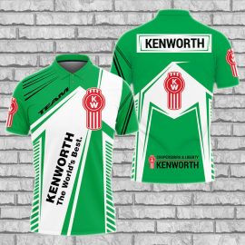 Gift For Him Gift For Husband Kenworth T880 Racing Car Fan Gift 3D Polo Shirt