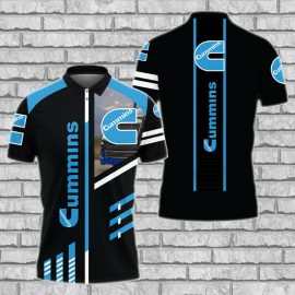 Gift For Him Gift For Husband Cummins engines Truck Racing Car Fan Gift 3D Polo Shirt