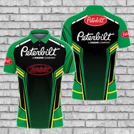 Gift For Him Gift For Husband Peterbilt Racing Truck Fan Gift 3D Polo Shirt