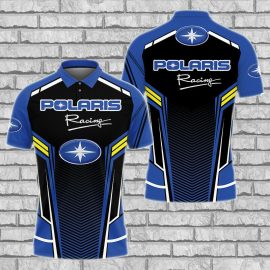 Gift For Him Gift For Husband Polaris Snowmobiles Racing Truck Fan Gift 3D Polo Shirt