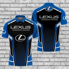Gift For Him Gift For Husband Lexus Luxury Team Racing Fan Gift 3D Polo Shirt