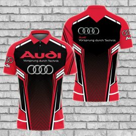 Gift For Him Gift For Husband Audi R8 Luxury Team Racing Fan Gift 3D Polo Shirt