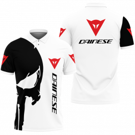 Gift For Him Gift For Husband Skull Dainese Fan Gift 3D Polo Shirt