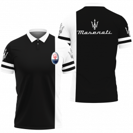 Gift For Him Gift For Husband Maserati Fan Gift 3D Polo Shirt