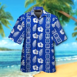Gift Ideas 	Duke Blue Devils Short Sleeve Button Up Tropical Aloha Hawaiian Shirts For Men Women NCAA SR418
