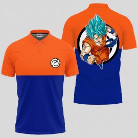 Goku Blue Dragon Ball Custom Anime Merch Clothes 3D Polo Shirt Unisex Hoodie Sweatshirt Tshirt Tank Top MH34